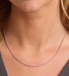 Rope Chain Necklace in Silver